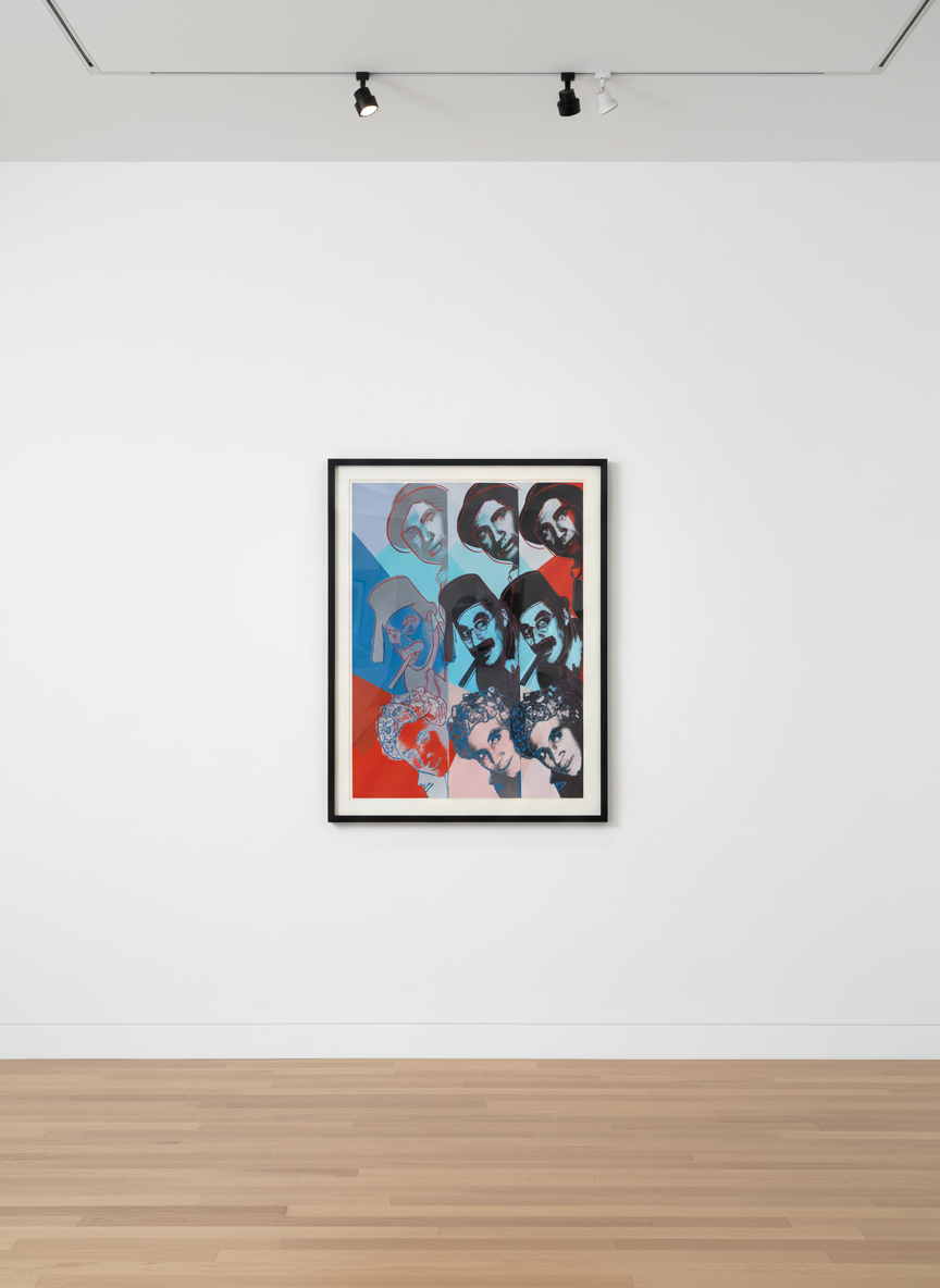 Andy Warhol - The Marx Brothers FS II. 232, from Ten Portraits Of Jews Of The Twentieth Century, 1980, Screen print