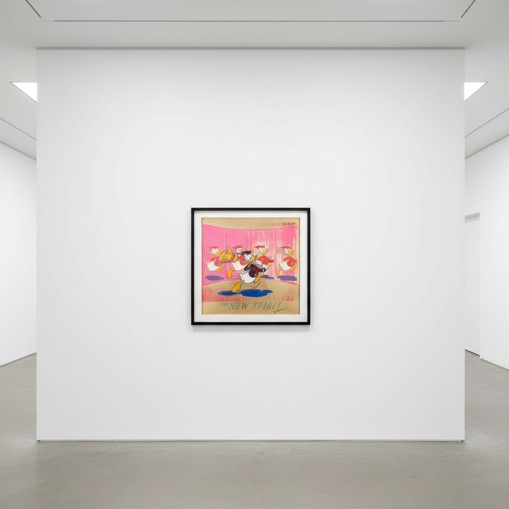 Andy Warhol - The New Spirit Donald Duck FS. II 357 from Ads, 1985, Screen print on Lenox Museum Board