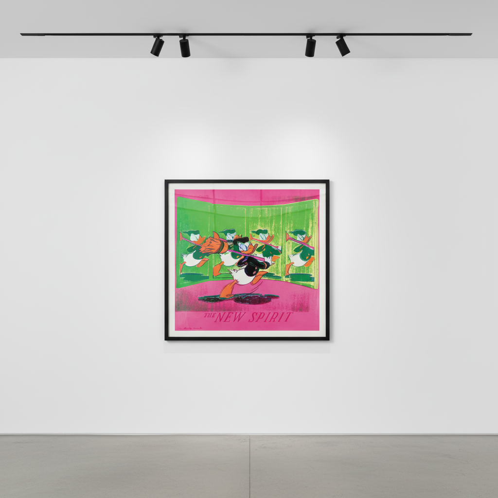 Andy Warhol - The New Spirit Donald Duck Trial Proof  11/30 from Ads, 1985, Screen print on Lenox Museum Board
