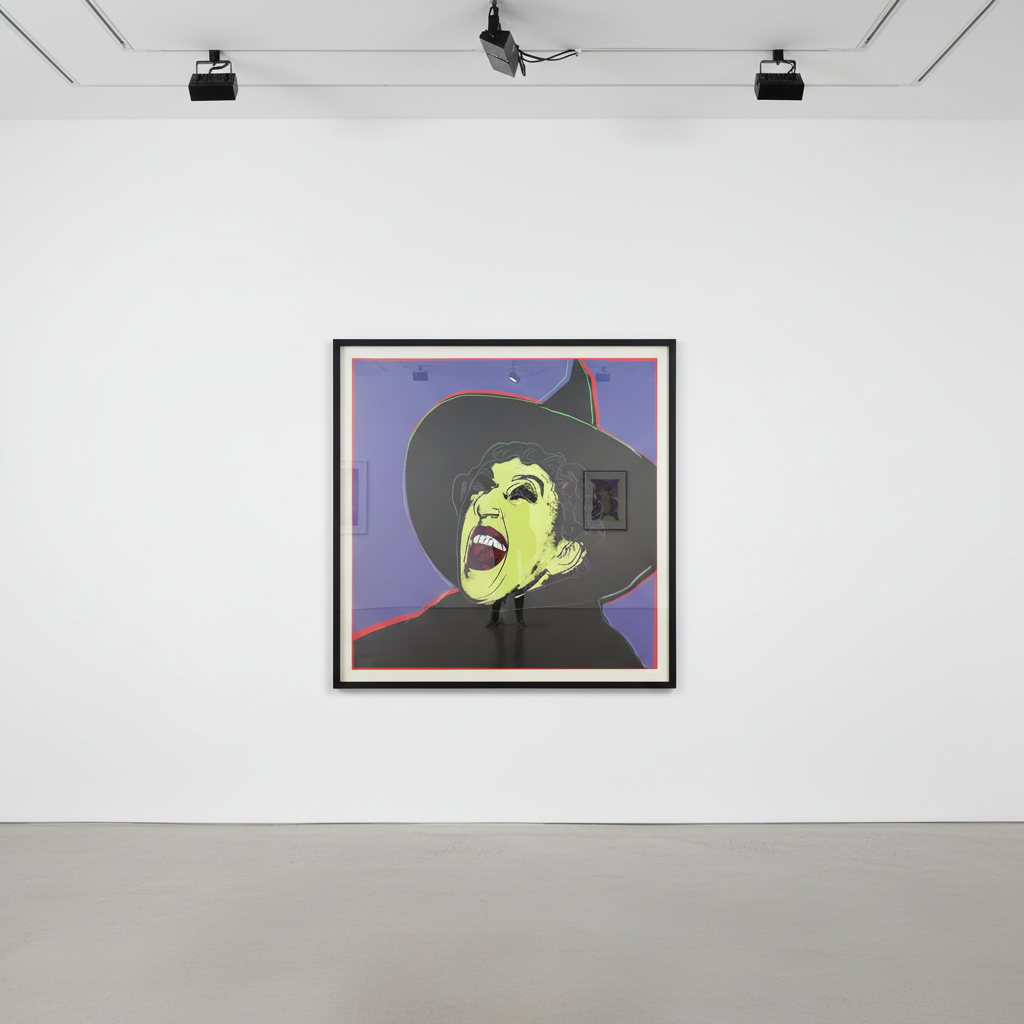 Andy Warhol - The Witch F.S II 261 from Myths, 1981, Screen print with diamond dust on Lenox Museum Board