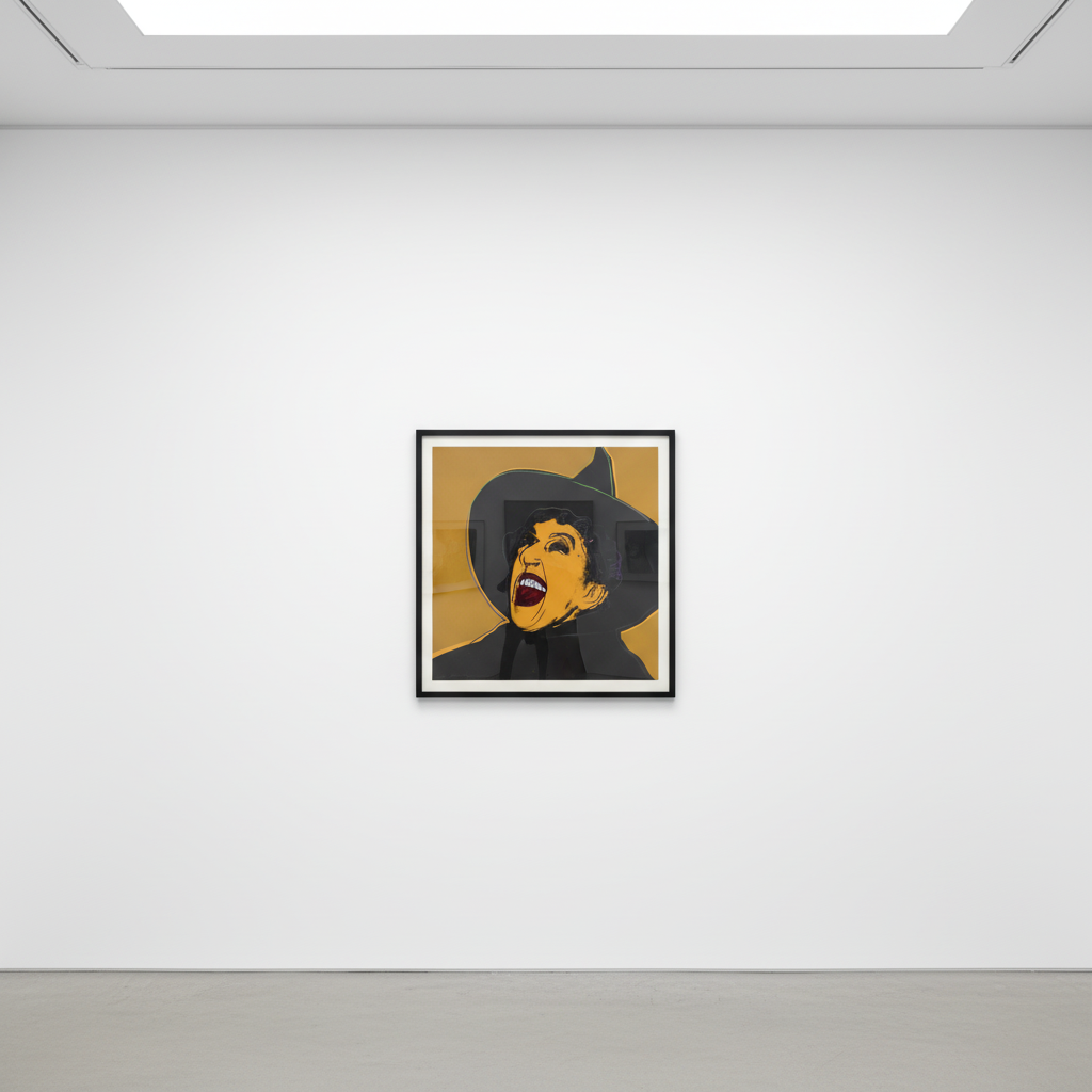 Andy Warhol - The Witch Trial Proof TP 17/30 from Myths, 1981, Screen print with diamond dust on Lenox Museum Board