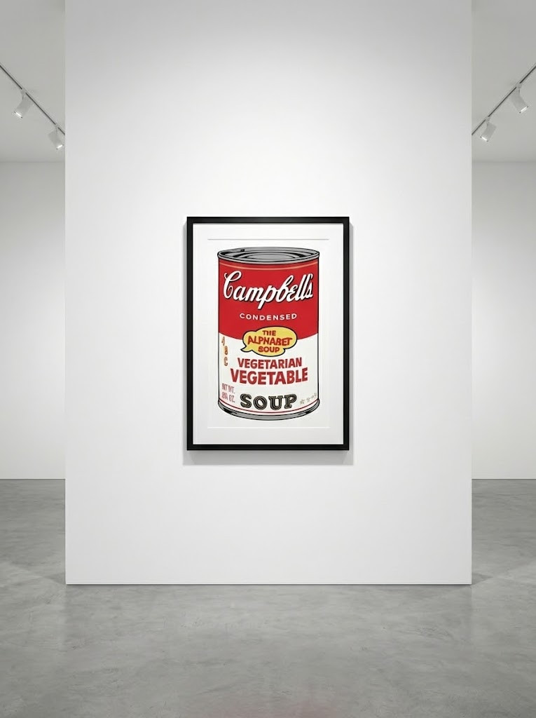Andy Warhol - Vegetarian Vegetable Soup F.S. II 56, 1969, Screen print
