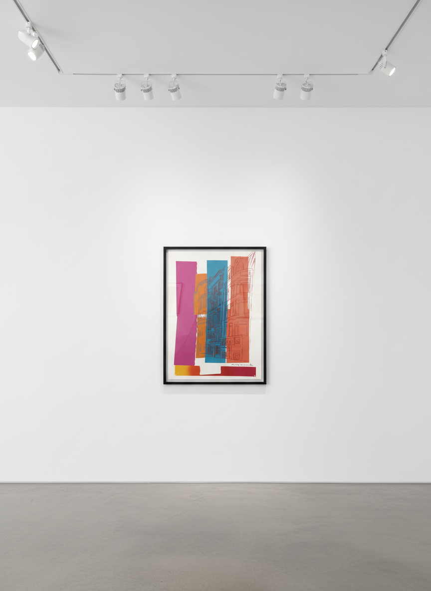 Andy Warhol - Viewpoint (FS II.329), 1984, Lithograph on Arches paper
Signed in pencil lower right and numbered in pencil ...