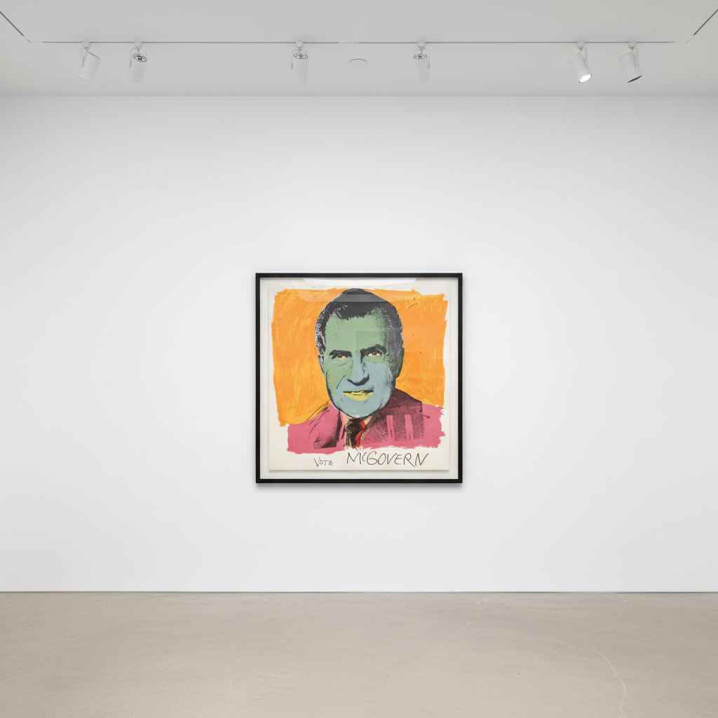 Andy Warhol - Vote McGovern F.S. II 84, 1972, Screen print on Arches 88 paper