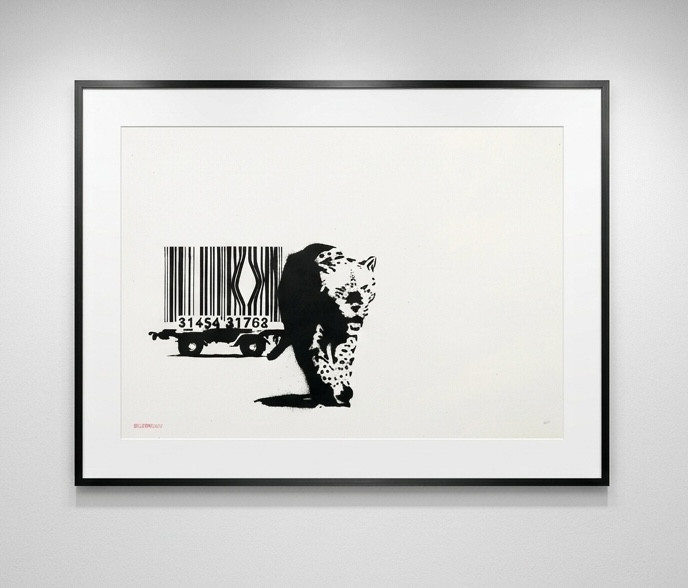 Banksy - Barcode (Unsigned), 2003, Screen print