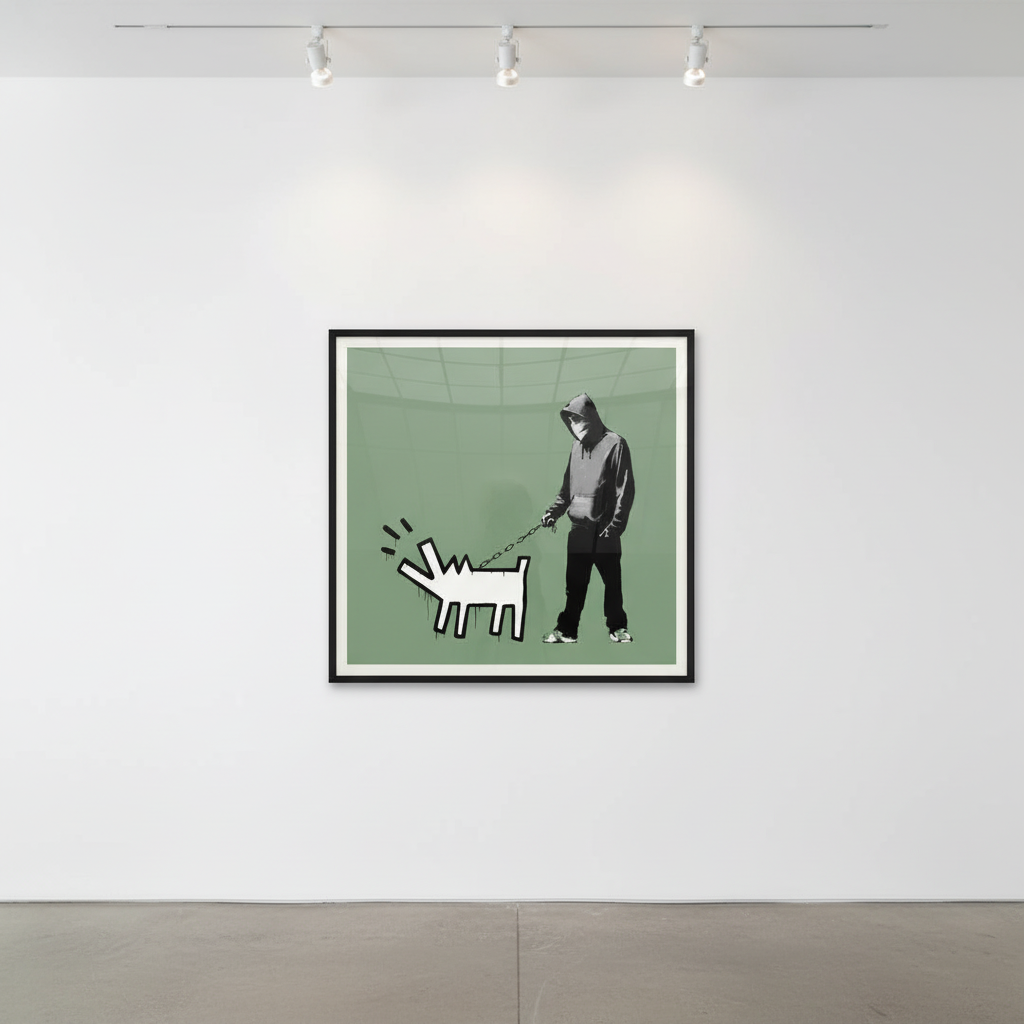 Banksy - Choose Your Weapon Slate, 2010, Screen print