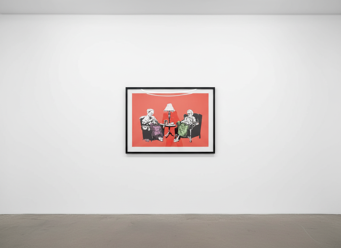 Banksy - Grannies Hand Finished Signed, 2006, Screen print