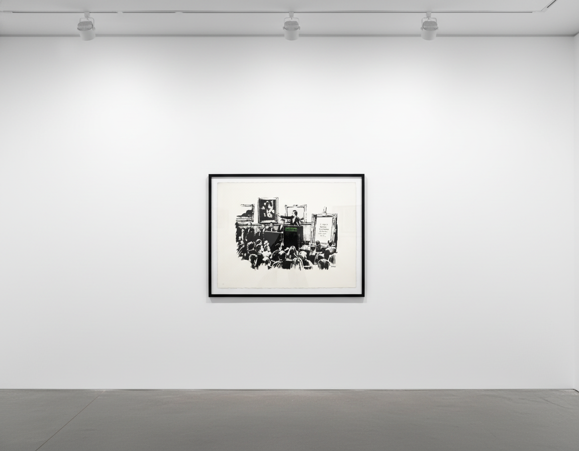 Banksy - Morons Unsigned, 2007, Screen print