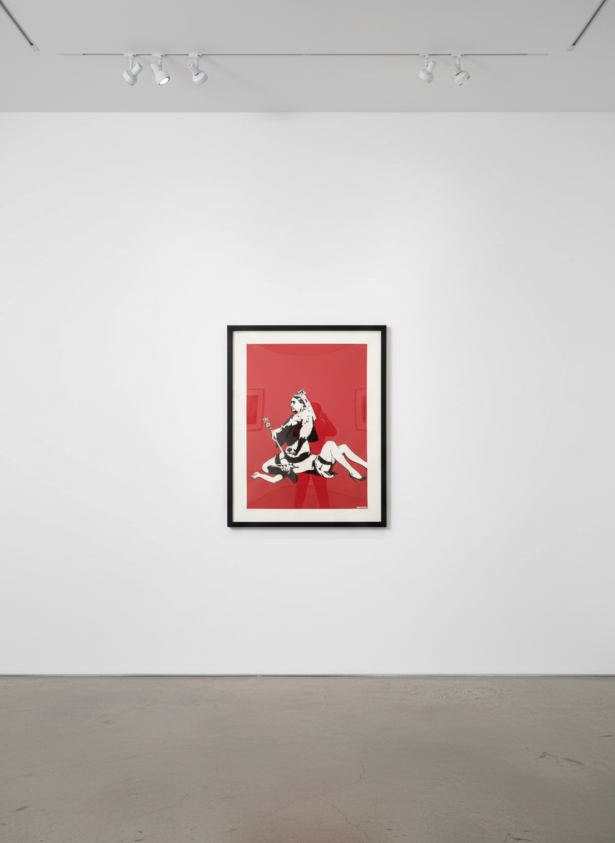 Banksy - Queen Victoria (Signed), 2003, Screen print
Signed and numbered