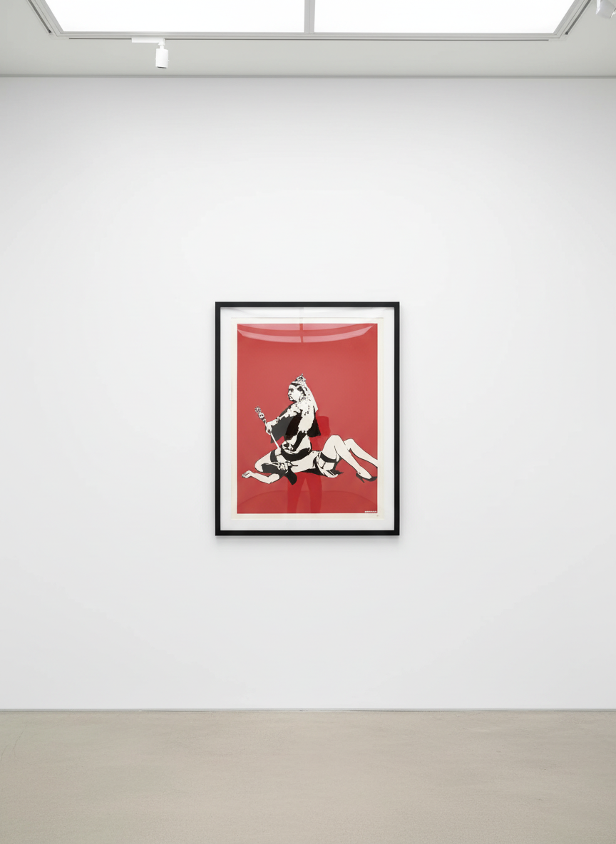 Banksy - Queen Victoria (Unsigned), 2003, Screen print
Numbered