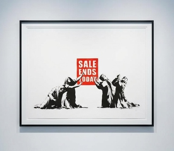 Banksy - Sale Ends, 2007, Screen print