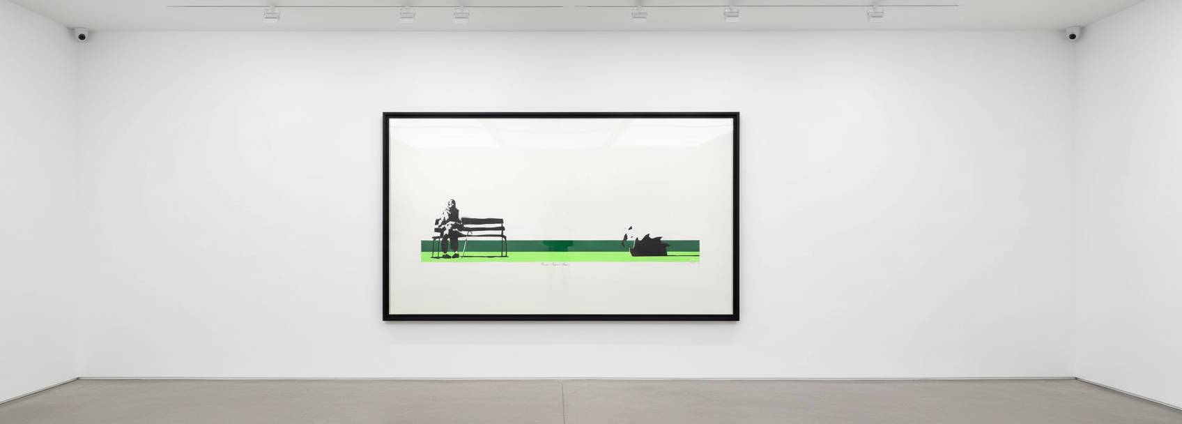 Banksy - Weston Super Mare (AP Lime Green) (Signed), 2003, Screen print