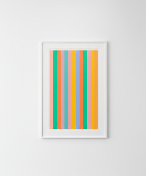 Bridget Riley - Around, 2011, Screenprint