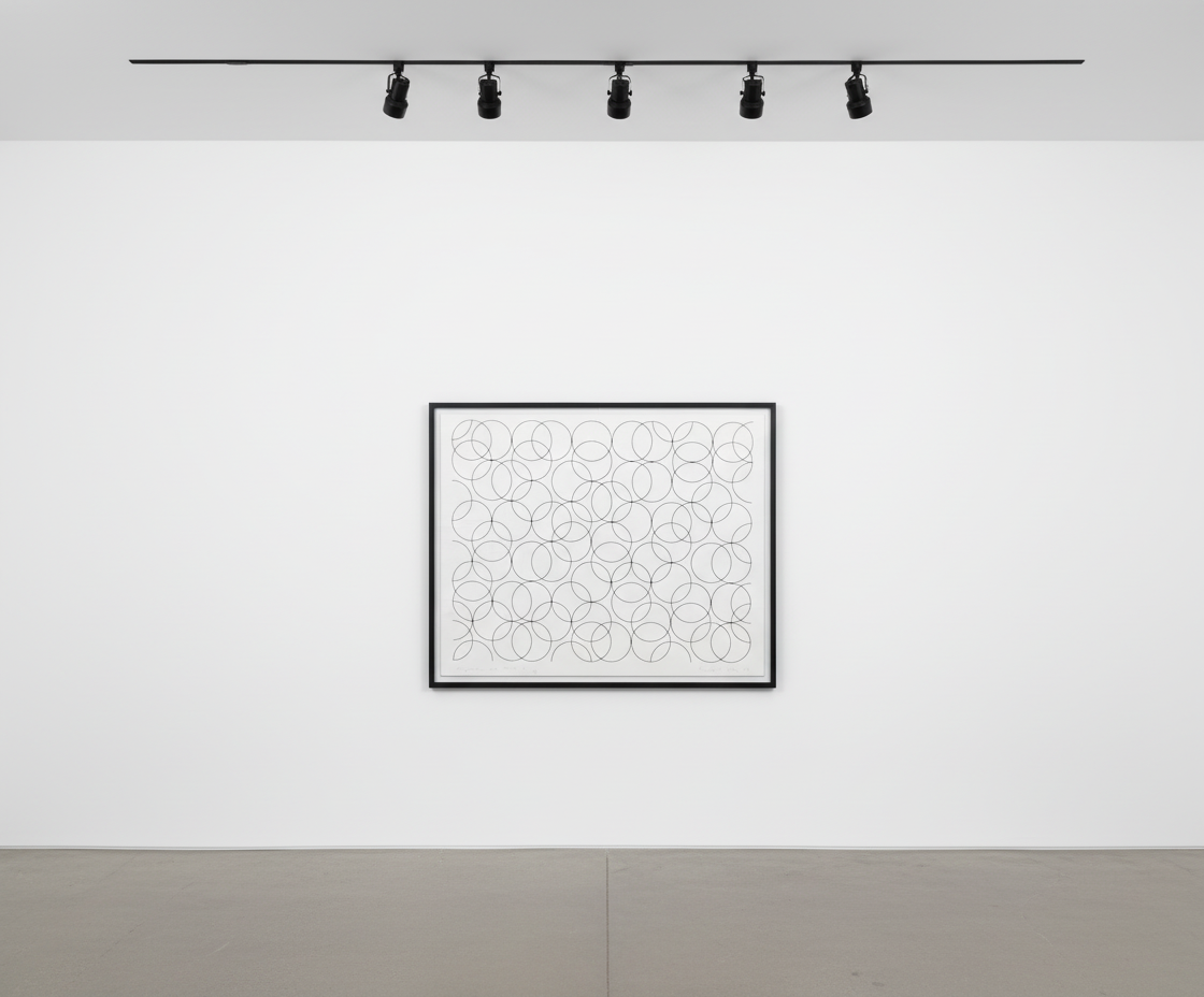 Bridget Riley - Composition With Circles 5, 2005, Screenprint