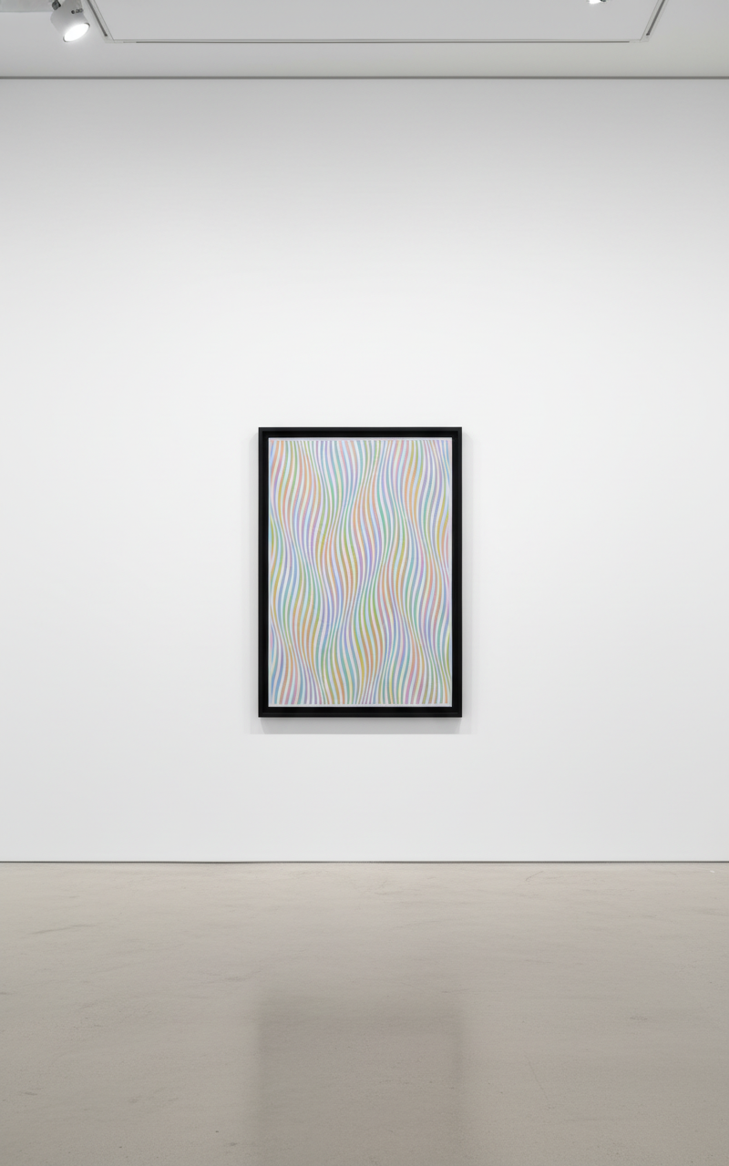 Bridget Riley - Elapse, 1982, Screenprint