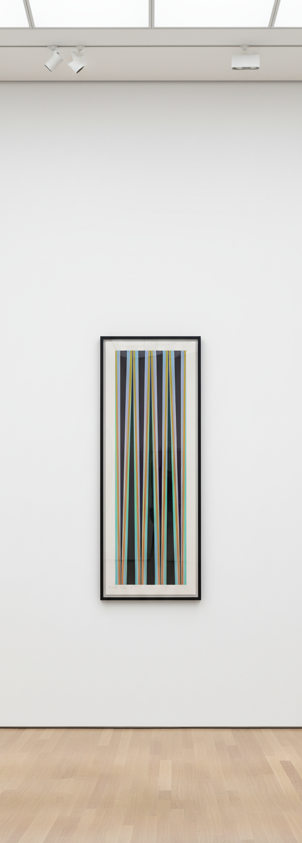 Bridget Riley - Elongated Triangles 6, 1971, Screenprint