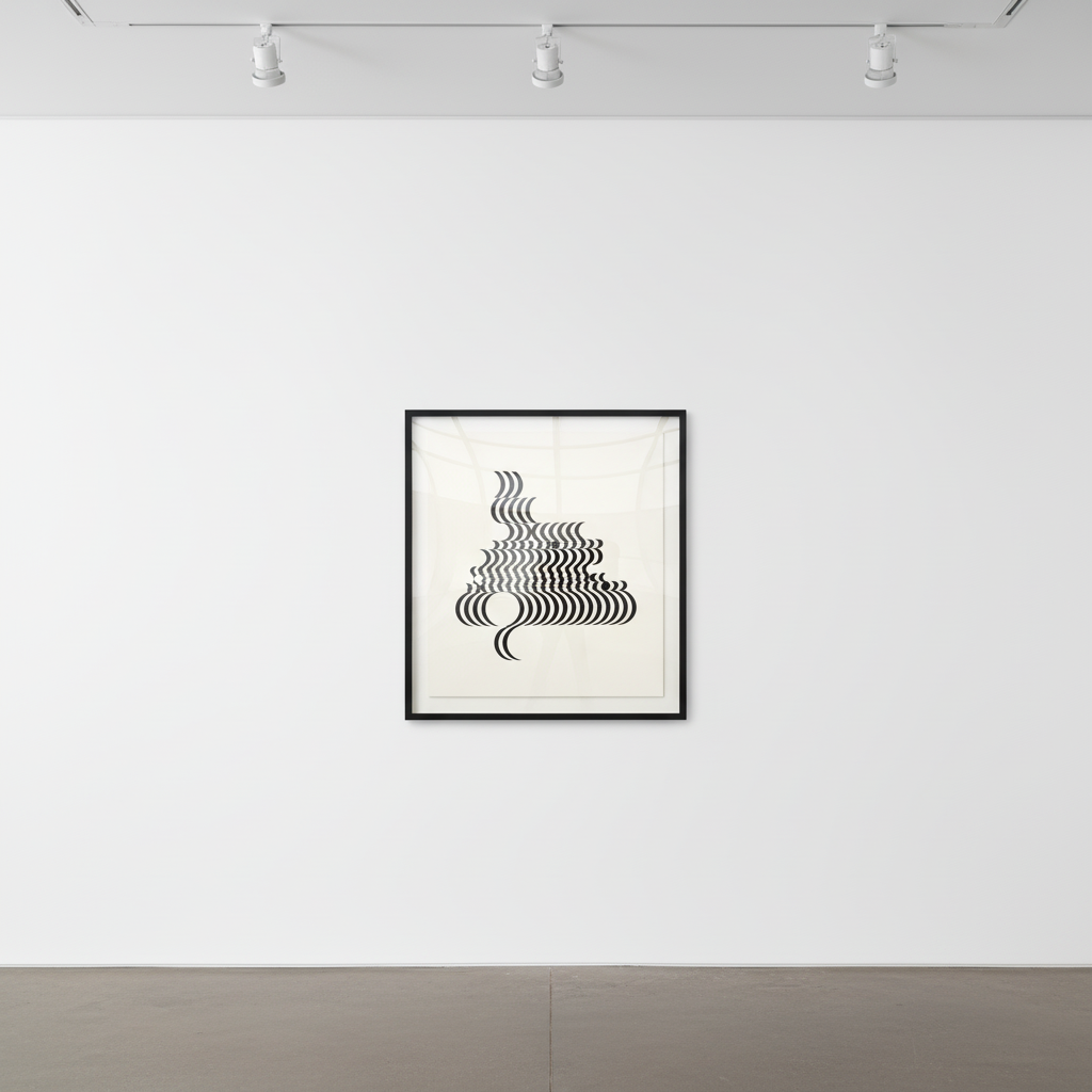 Bridget Riley - Fragment 2, 1965, Screenprint