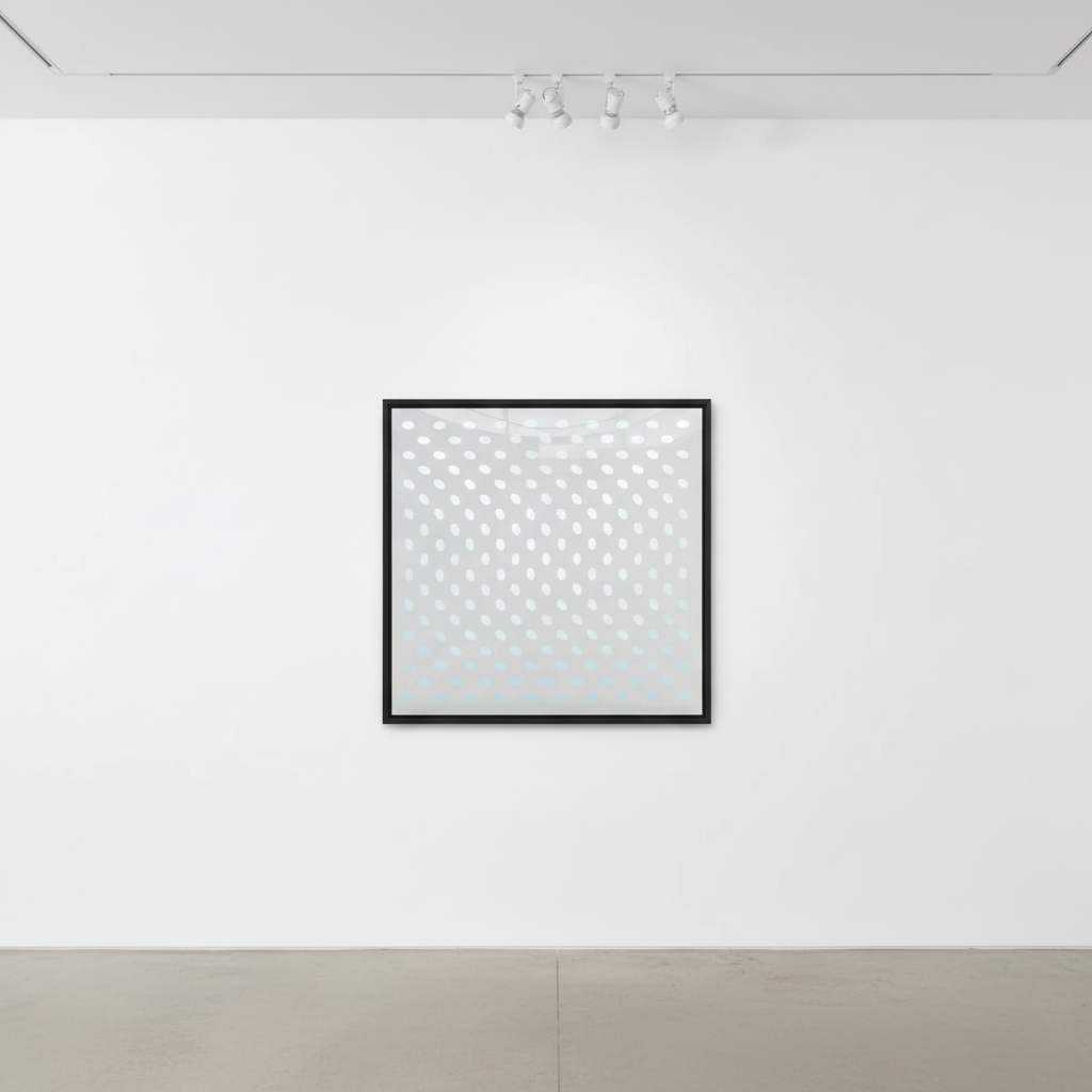 Bridget Riley - Nineteen Greys A, 1968, 76 x 76