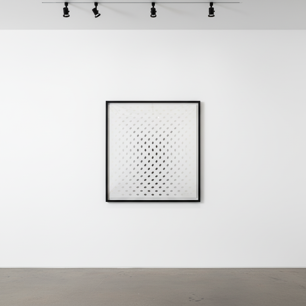 Bridget Riley - Nineteen Greys C, 1968, 76 x 76