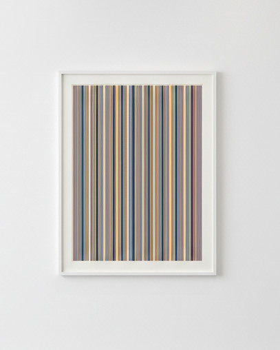 Bridget Riley - Silvered 2, 1981, Screenprint