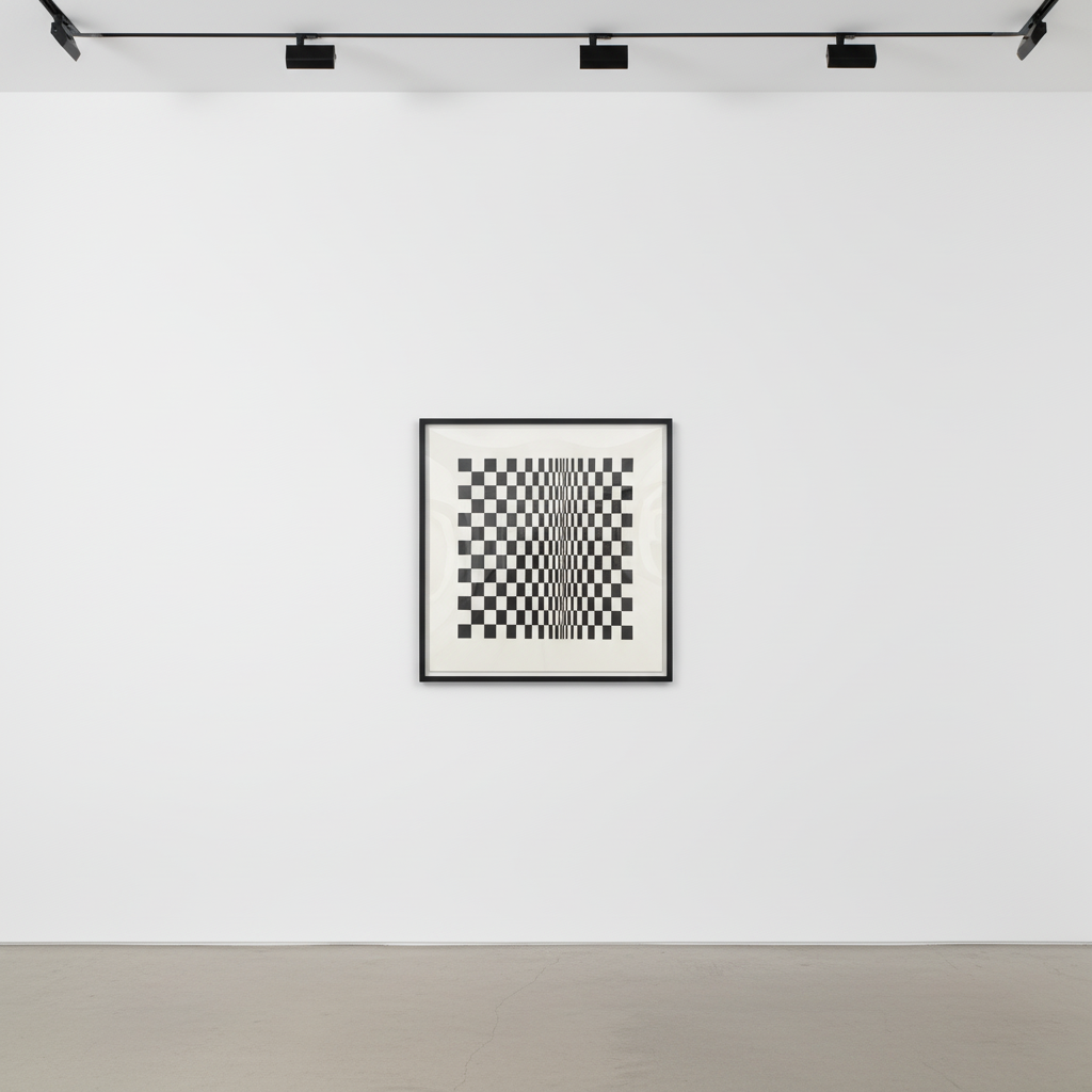 Bridget Riley - Untitled (Based On Movement In Squares), Screenprint