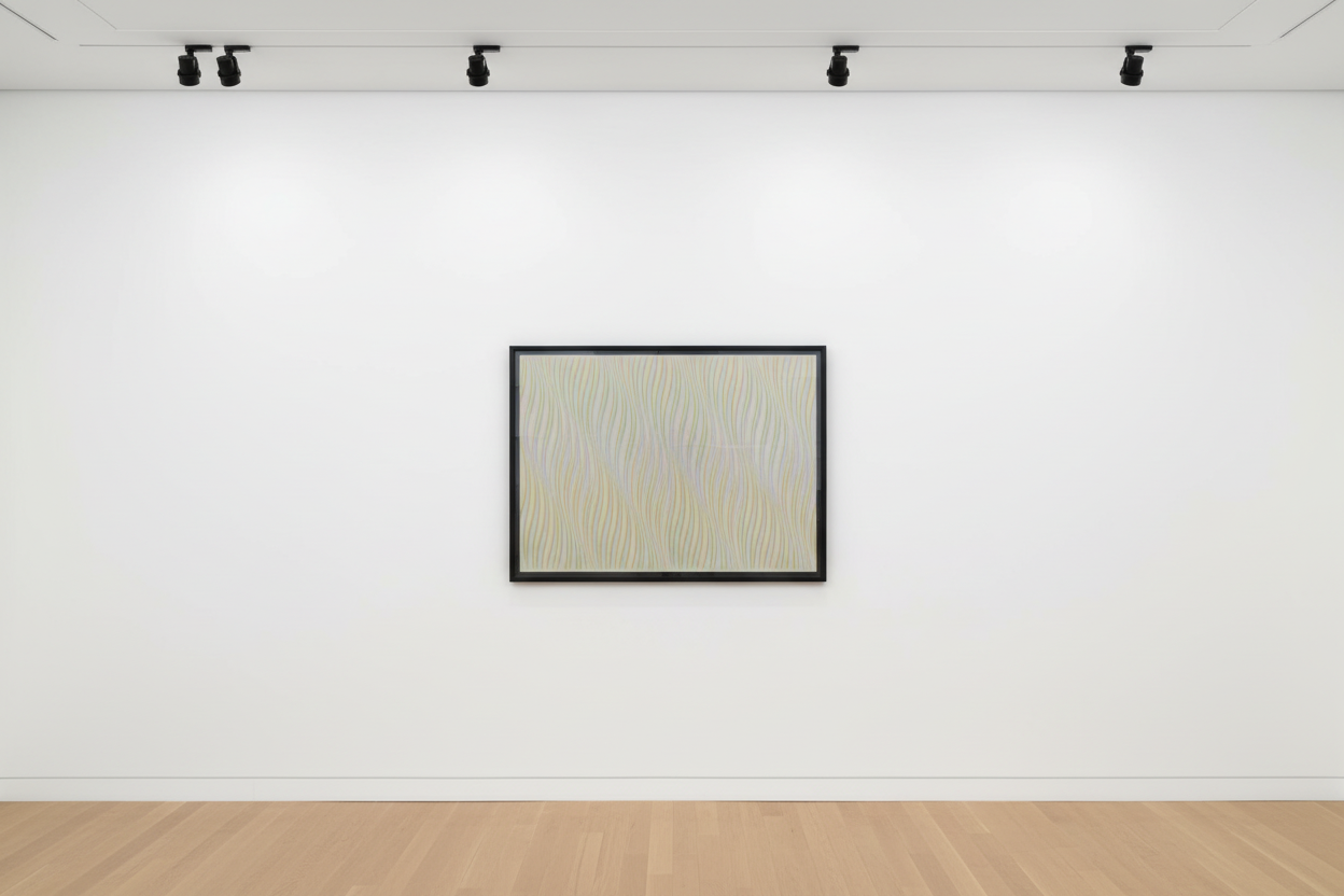 Bridget Riley - Untitled (blue), 1978, Screenprint