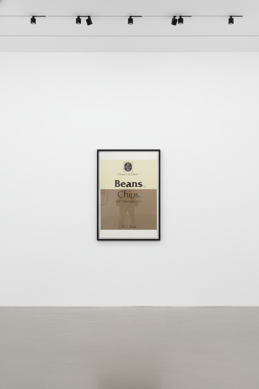 Damien Hirst - Beans and Chips, from The Last Supper, 1999, Screen print