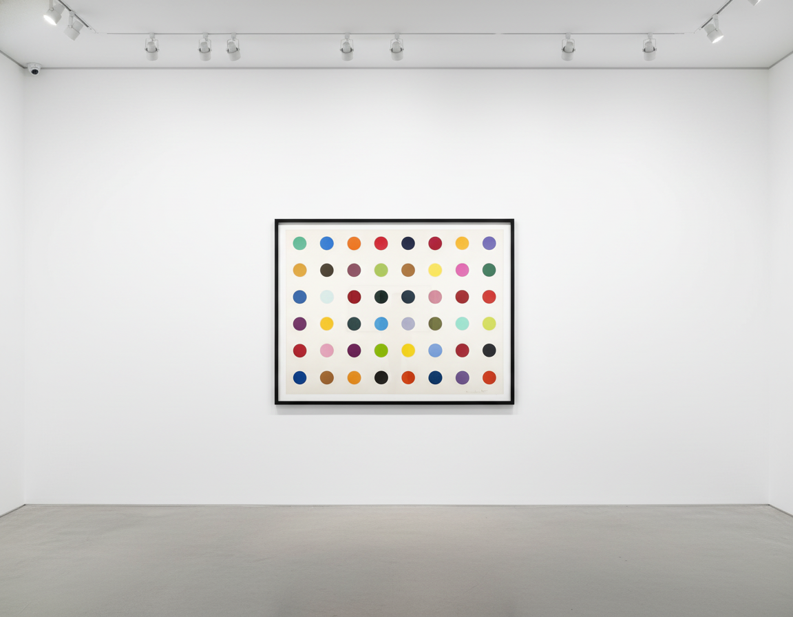 Damien Hirst - Fluoroiodobenzene, 2010, Woodcut