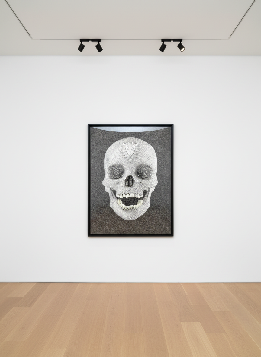 Damien Hirst - For the Love of God (enlightenment), 2012, Screenprint with diamond dust