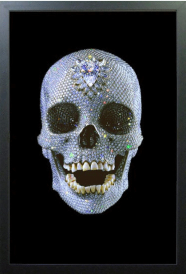 Damien Hirst - For The Love of God, 2012, Lenticular digital print on PETG plastic