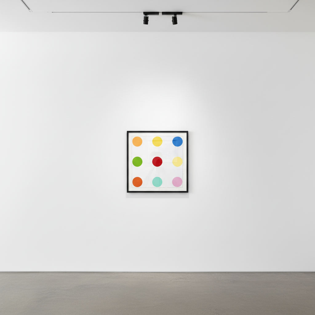 Damien Hirst - Glycine Cresol Red, 2011, Woodcut