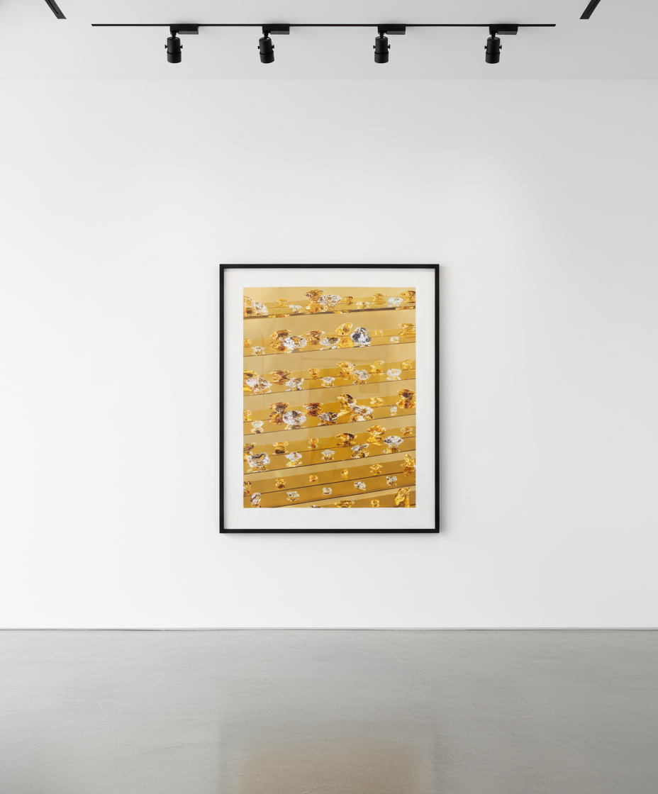 Damien Hirst - Gold Tears, Utopia, 2012, Foil Block
Signed