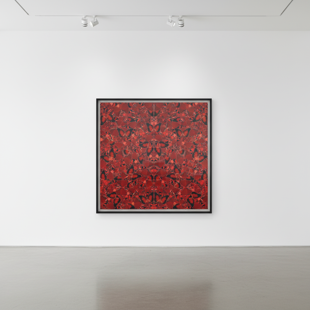 Damien Hirst - H10-3 Theodora (The Empresses), 2022, Laminated Giclée print on aluminium composite, screen printed with gl...