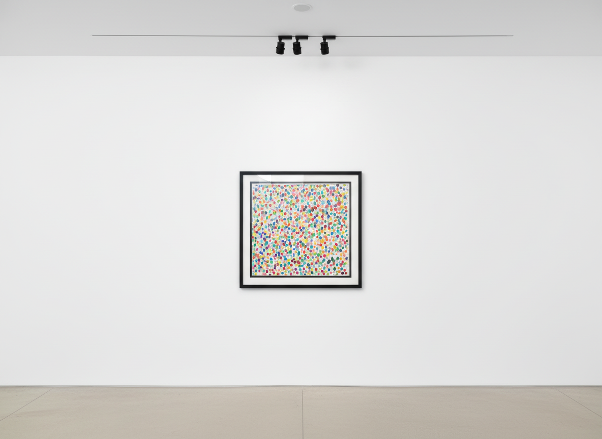 Damien Hirst - H11- The Currency (An Incongruous Destiny), 2016-2021, Acrylic paint on handmade paper