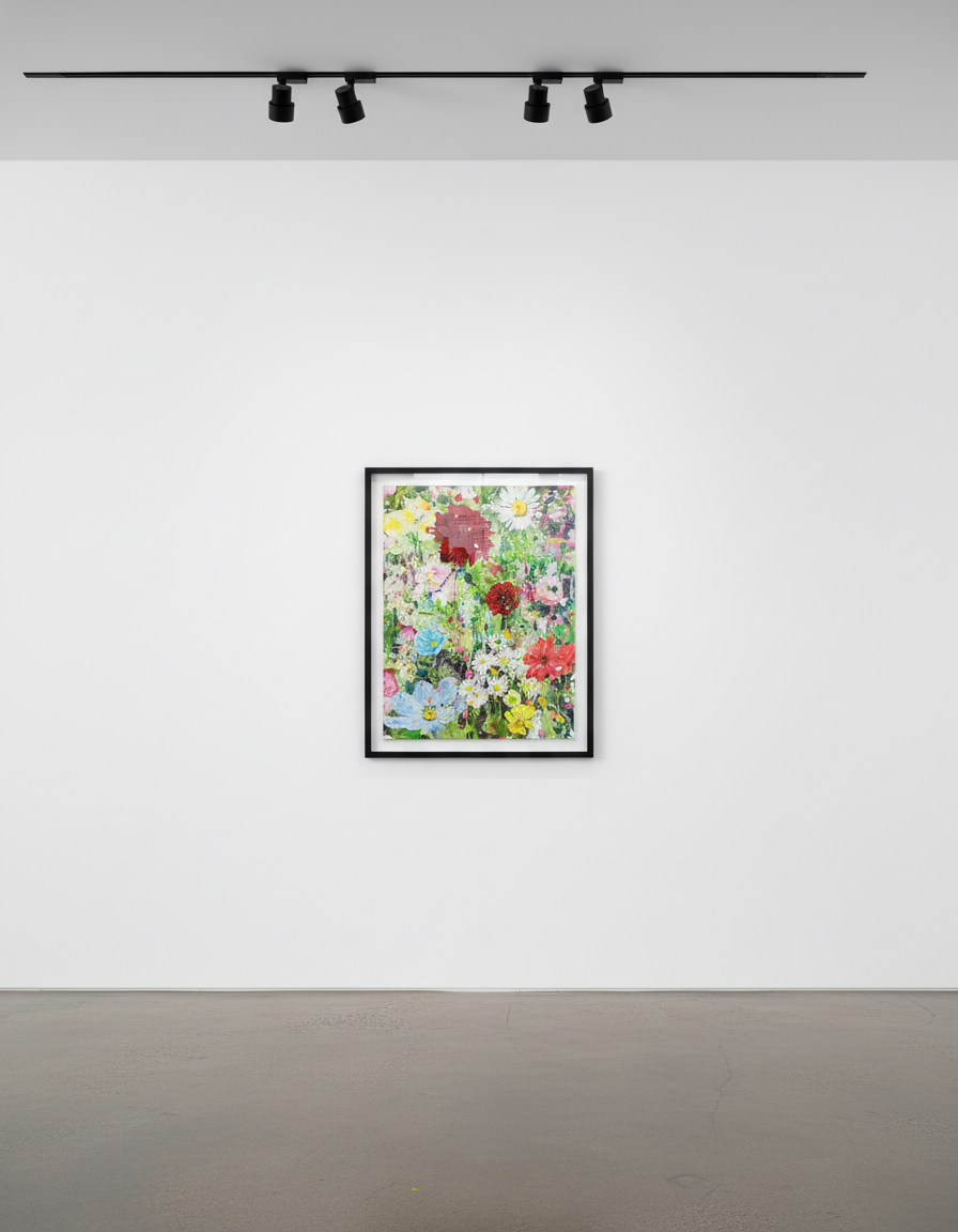 Damien Hirst - H14-6 Resolution, 2024, Laminated Giclée print on aluminium composite panel