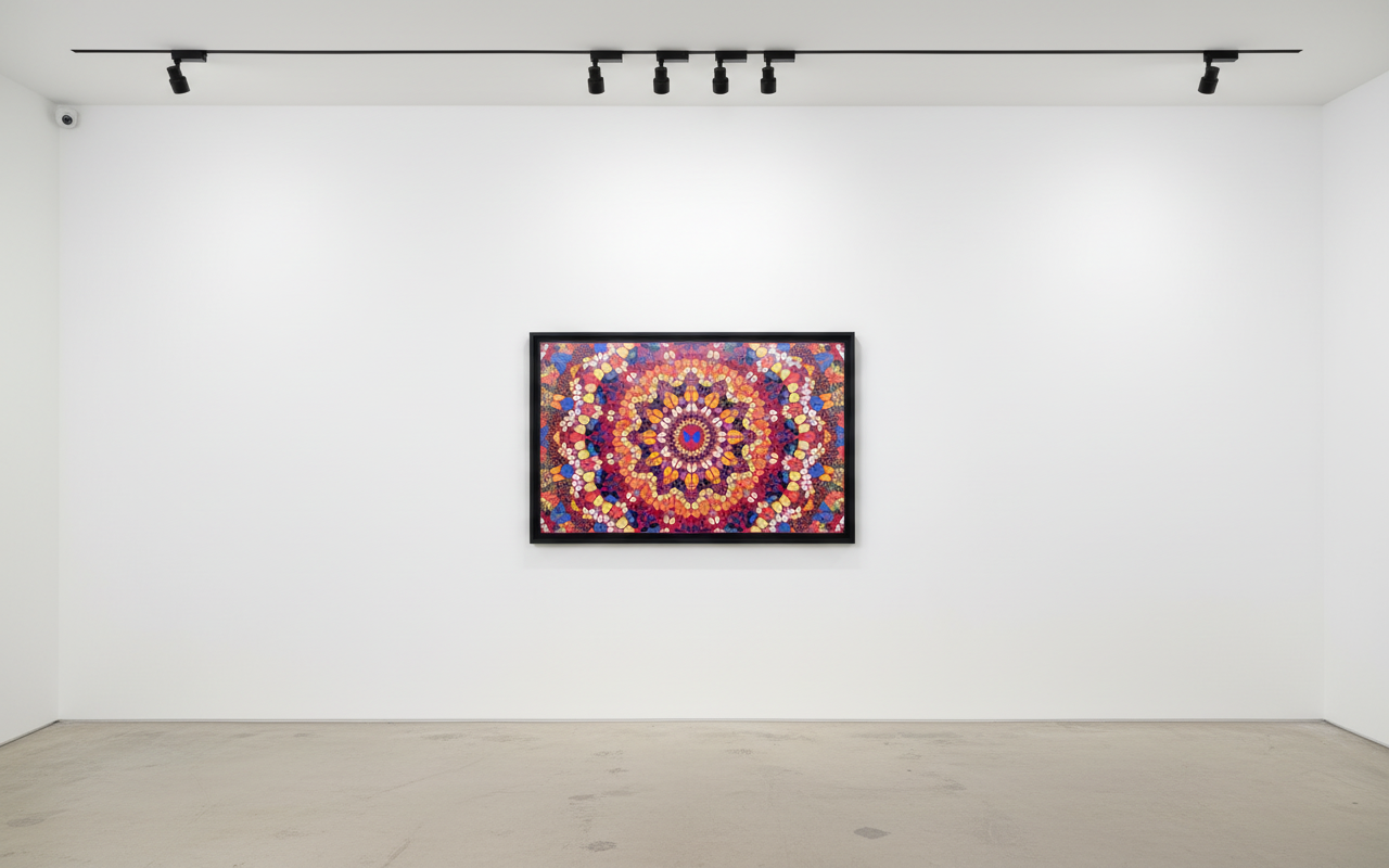 Damien Hirst - H18-1 Harlequin, 2024, Diasec mounted Giclée on aluminium
Signed and numbered