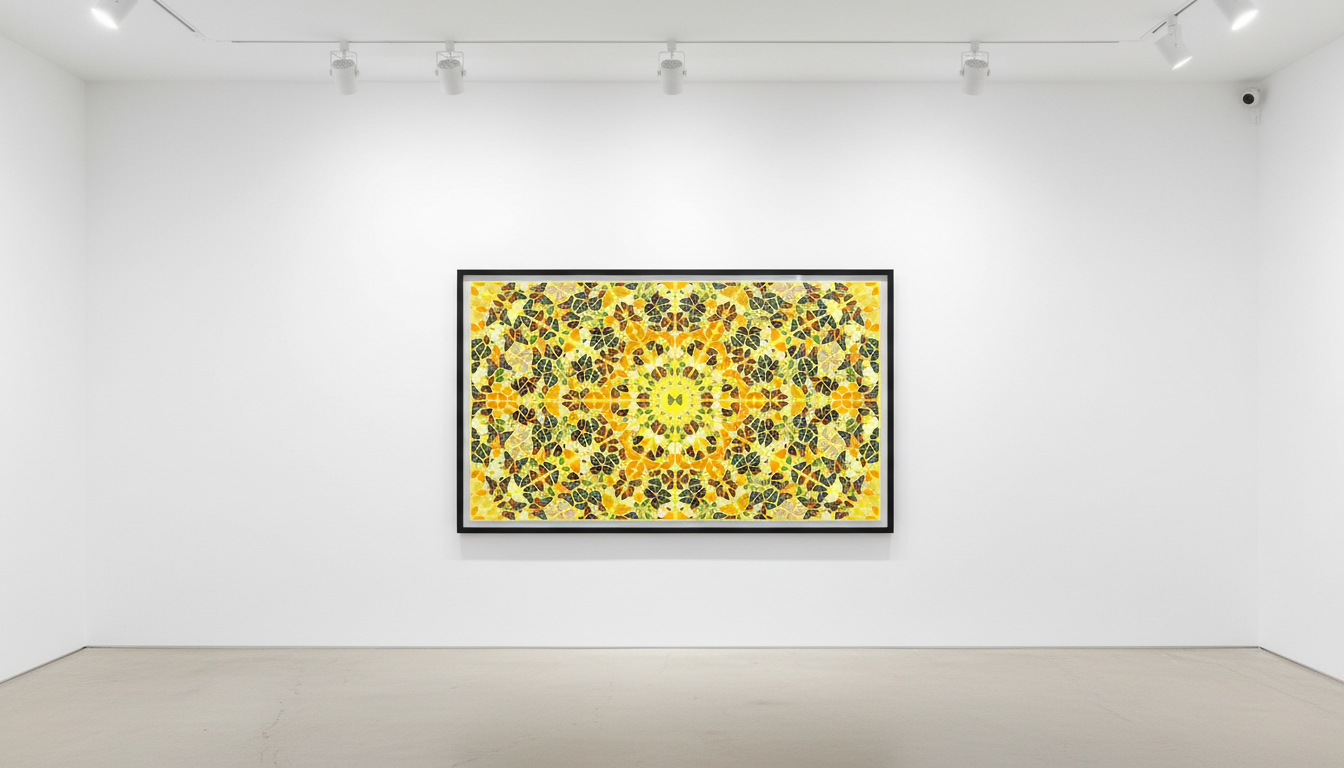 Damien Hirst - H18-4 Splendour, 2024, Diasec mounted Giclée on aluminium
Signed and numbered