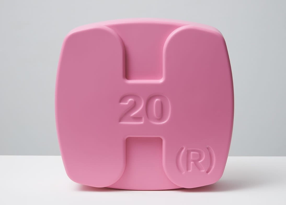 Damien Hirst - Hygroton (Pink), 2014, Polyurethane resin with ink pigment
