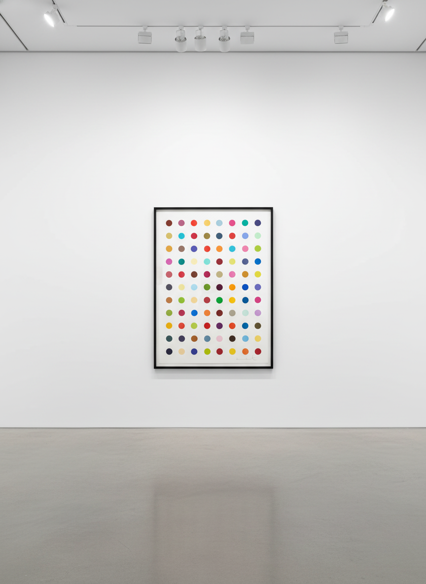 Damien Hirst - L-Isoleucine T-Butyl Ester, 2018, Woodcut