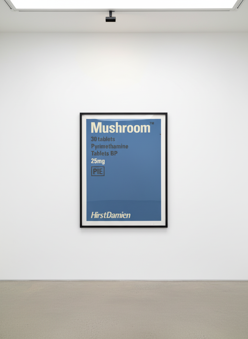 Damien Hirst - Mushroom, from The Last Supper, 1999, Screen print