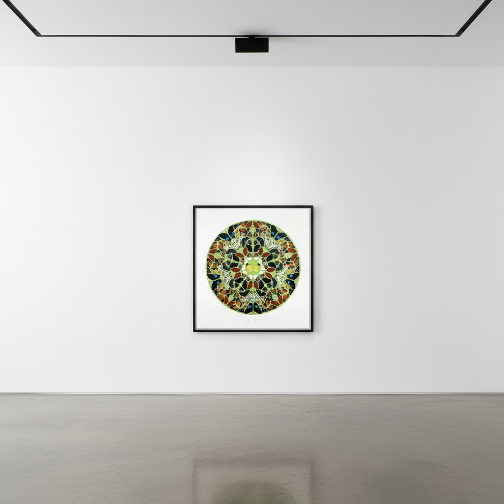 Damien Hirst - Psalm: Domini est terra, 2010, Screenprint with Diamond Dust