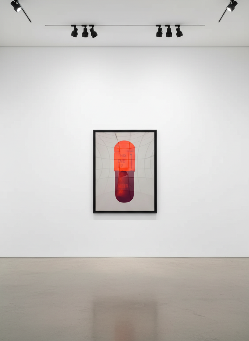 Damien Hirst - The Cure (Battleship Grey/Fizzy Orange/Berry), 2014, Silkscreen on Somerset Tub Sized 410gsm