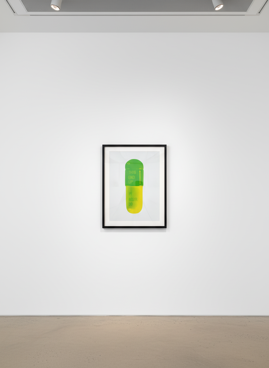 Damien Hirst - The Cure (Mint Blue/ Apple Green/ Lemon Yellow), 2014, Silkscreen