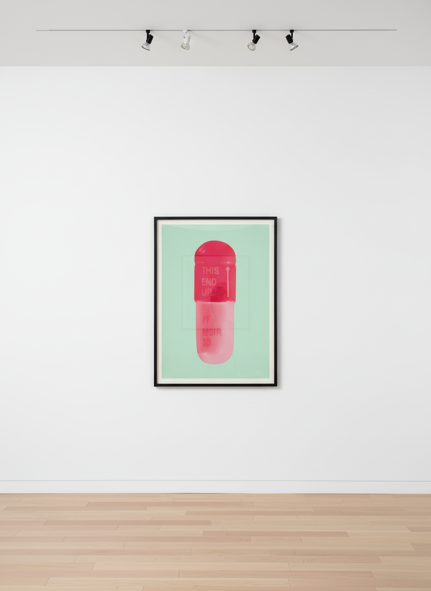 Damien Hirst - The Cure (Mint Green/ Desire/ Orchid Pink), 2014, Silkscreen