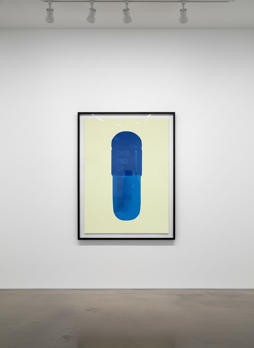 Damien Hirst - The Cure (Sherbert Green/Royal Blue/Ocean Blue), 2014, Silkscreen on Somerset Tub Sized 410gsm