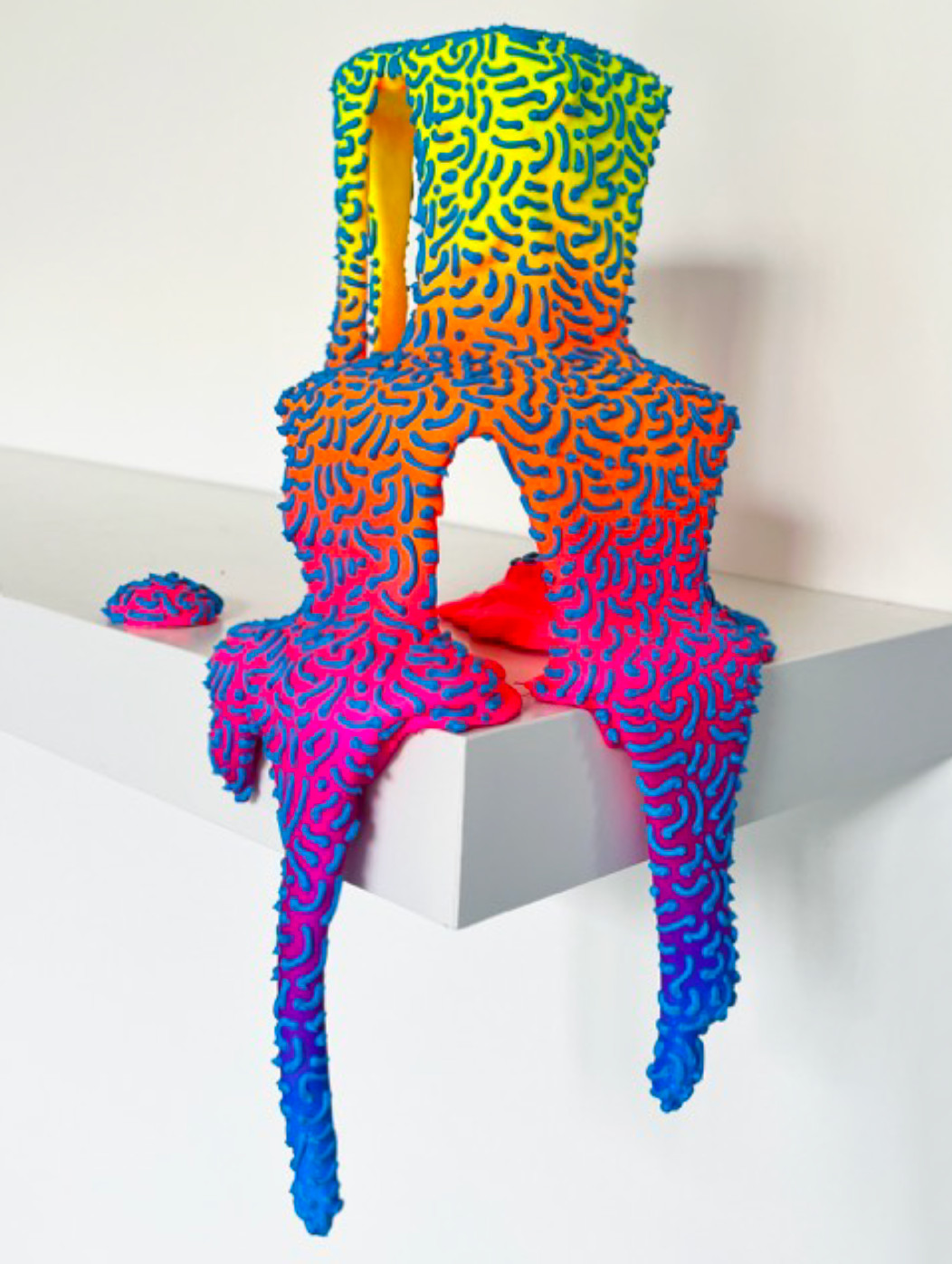 Dan Lam - Binary, 2023, Foam, acrylic, polymer, resin