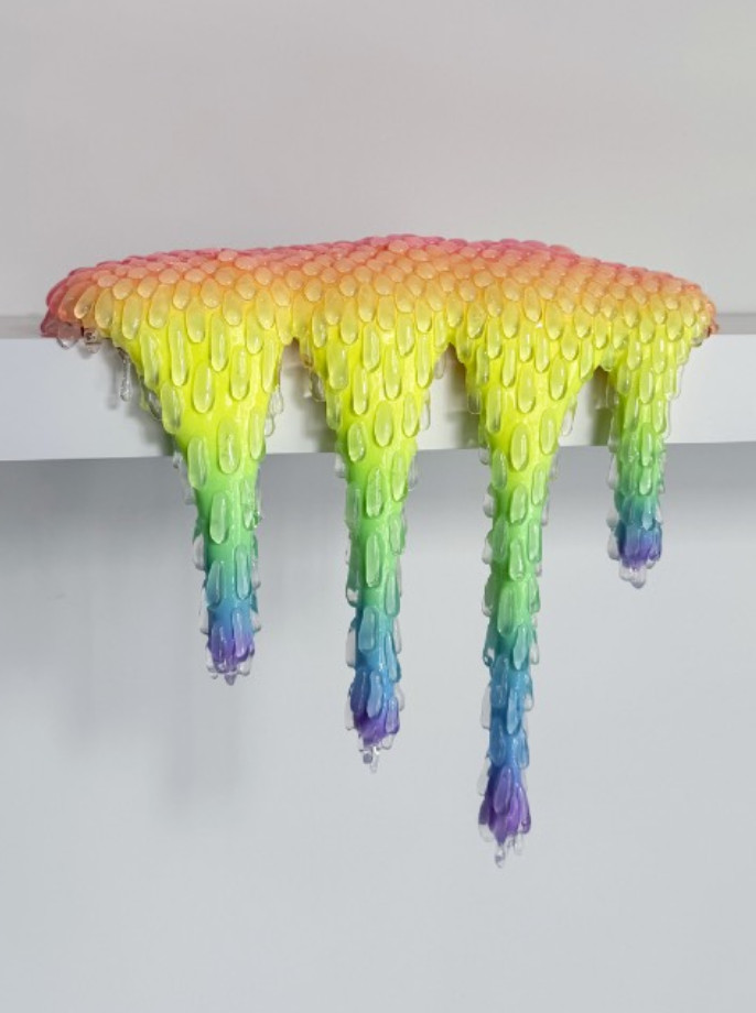 Dan Lam - Shiver, 2025, Foam, Acrylic, Resin, Polymer