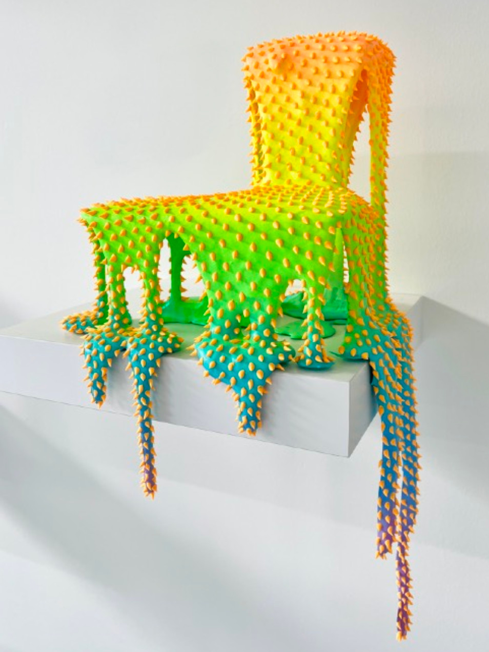 Dan Lam - Sit With It, 2023, Polymer, foam, acrylic