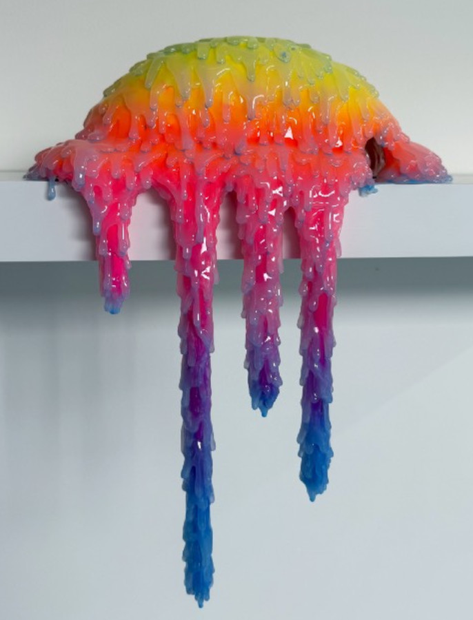 Dan Lam - Slump, 2025, Foam, Acrylic, Resin, Polymer