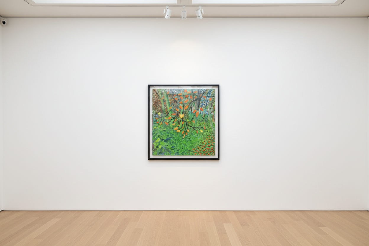 David Hockney - Autumn Leaves, 2008, Inkjet Printed Computer Drawing on Paper